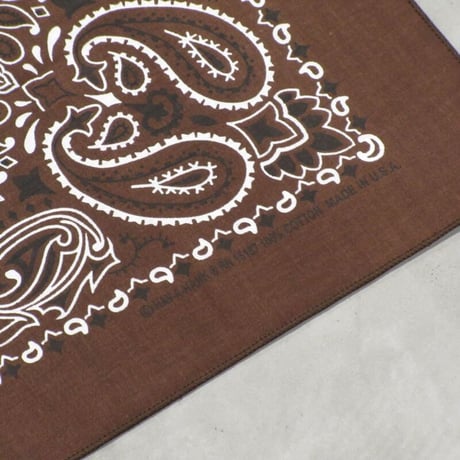 Sophomore / LOGO BANDANA / BROWN