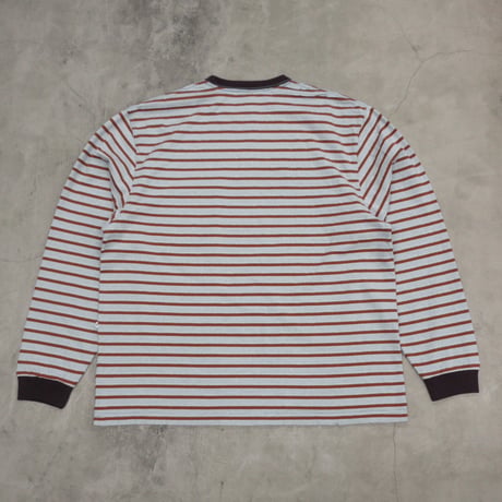 NOROLL / UNEVENNESS L/S TEE / ORANGE