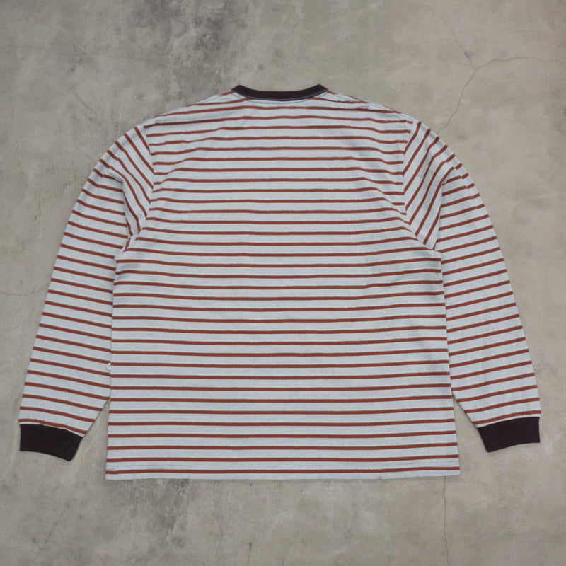 NOROLL / UNEVENNESS L/S TEE / ORANGE | Sophomore