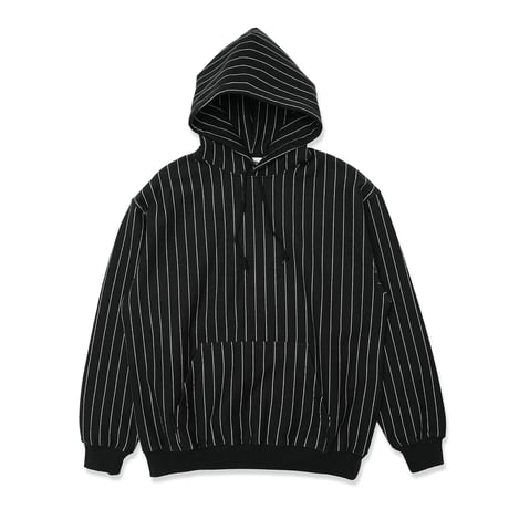 TRIBE WEAR / x MASTERPIECE SOUND MP BASIC HOODIE / BLACK STRIPE