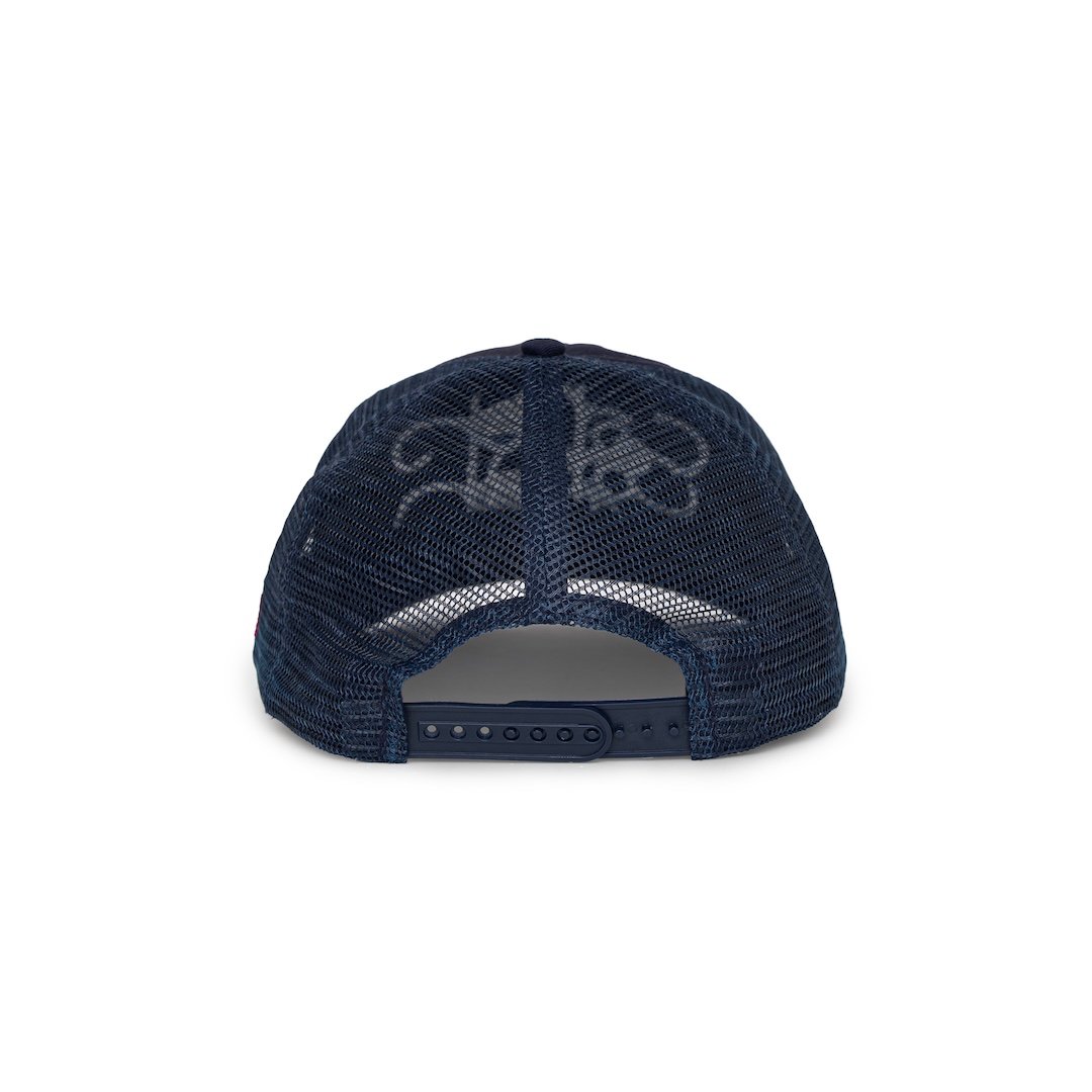 SOL soonerorlater / STEM LOGO MESH CAP / NAVY |