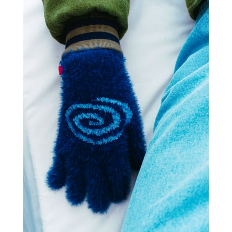 SOL soonerorlater / GURUGURU HAIRY GLOVES / NAVY