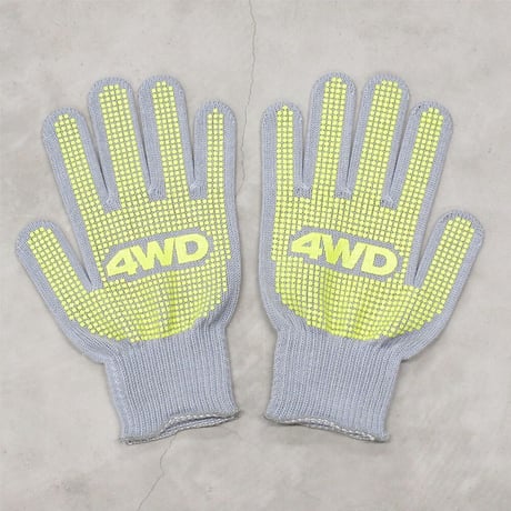 4WD  (4 WORTH DOING) / 4WD KINT GLOVES / GREY