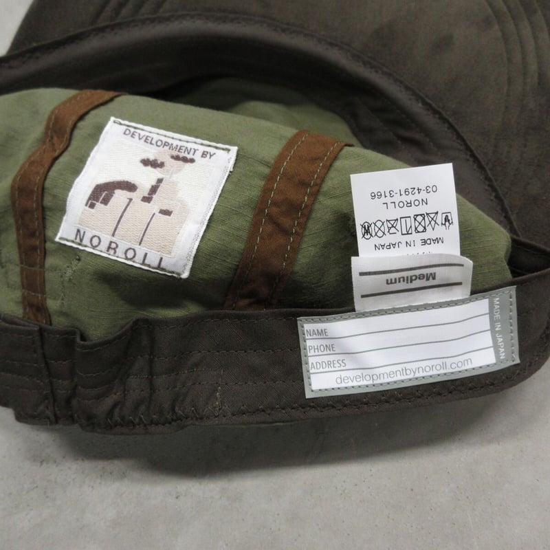 帽子 NOROLL 23AW HONK CAP OLIVE NOROLL 