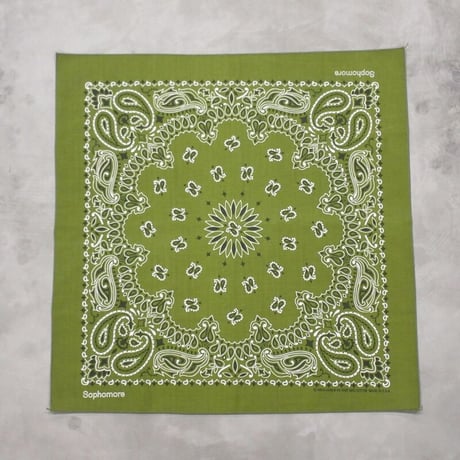 Sophomore / LOGO BANDANA / KHAKI