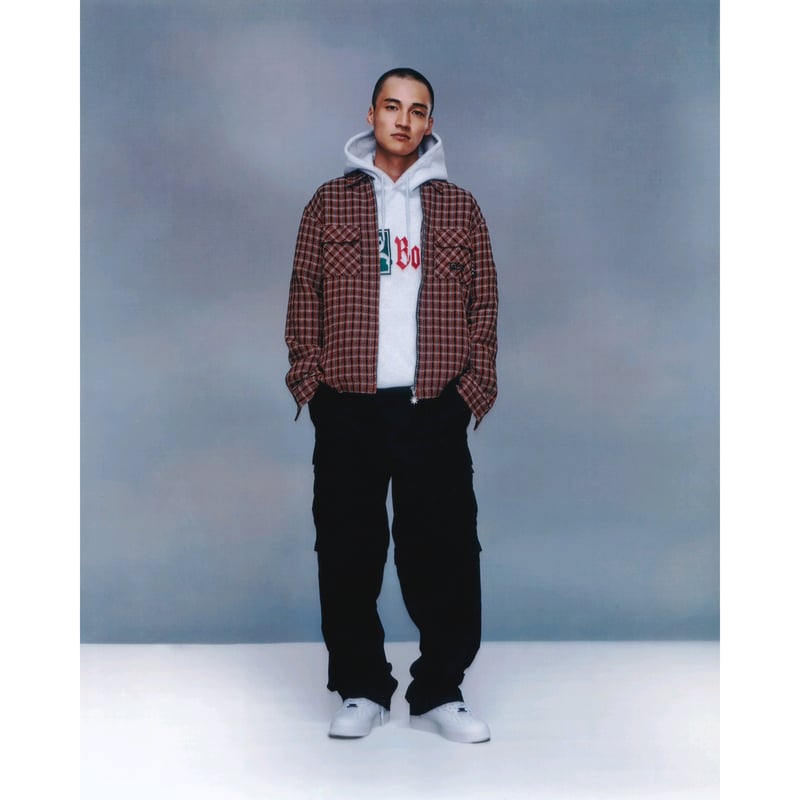 BoTT / ZIP-UP FLANNEL SHIRT / BLACK | Sophomore