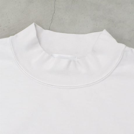 tone / SUVIN COTTON L/S T SHIRT (MOCK NECK) / BEIGE