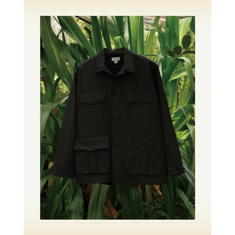 tone / COTTON NYLON GARDEN JACKET / MOSS