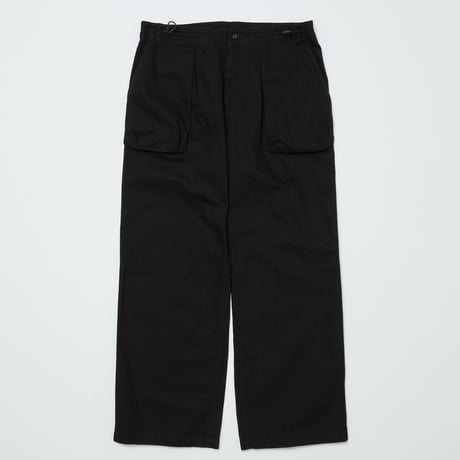 BAL / HERRINGBONE CREW PANT / BLACK