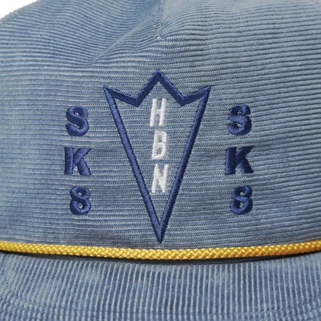 HOMBRE NINO / CORDUROY 5 PANEL CAP / BLUE