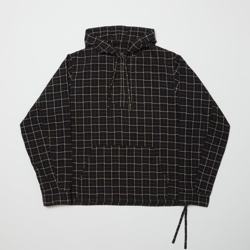 BAL / PULLOVER MEXICAN HOODED SHIRT / BLACK PLA