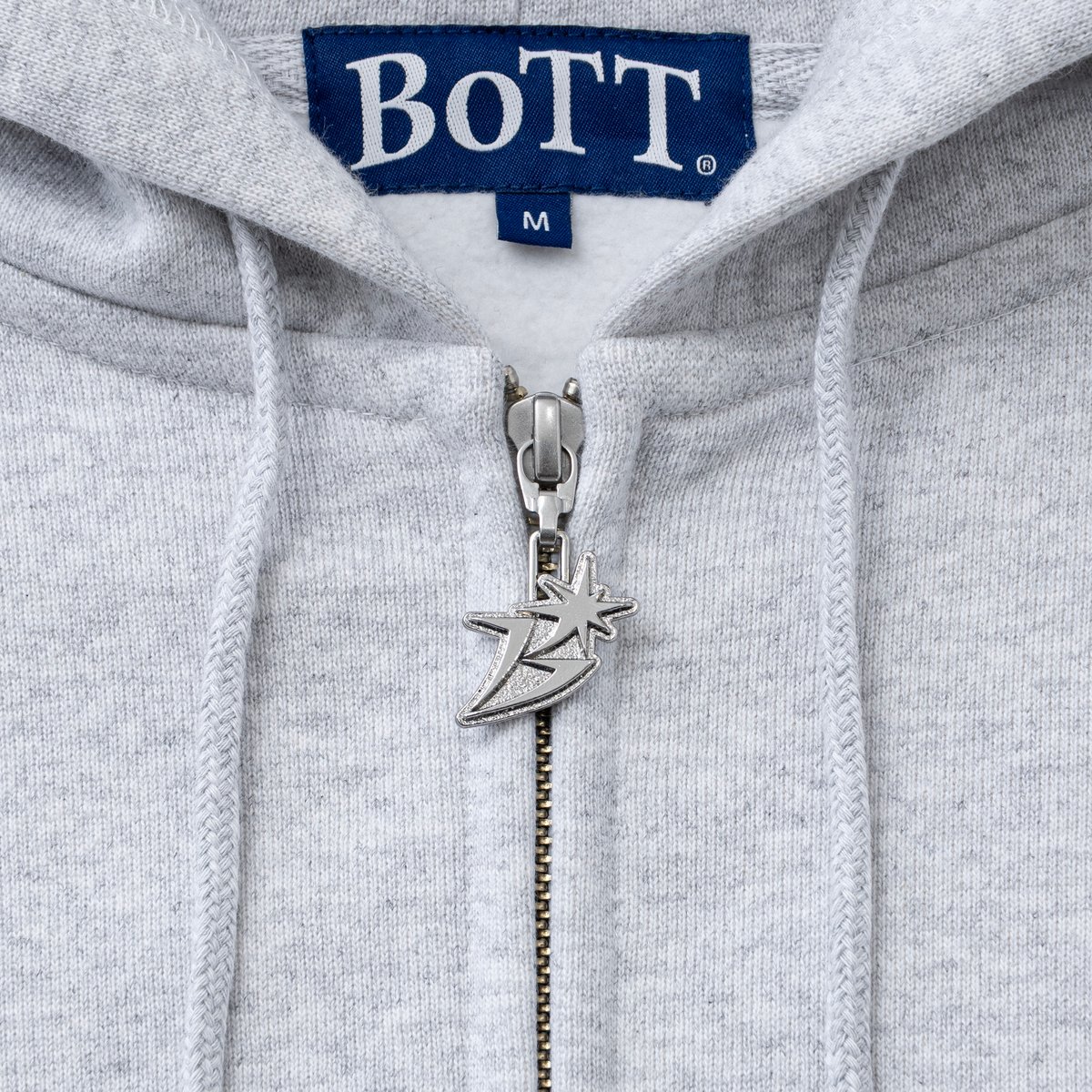 BoTT / B LOGO ZIP HOODIE / ASH | Sophomore