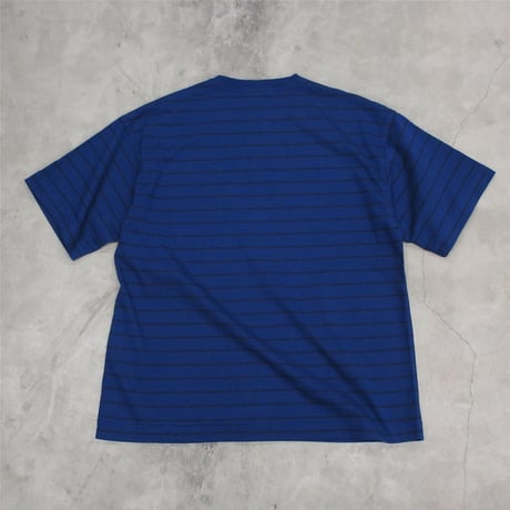 tone / DOUBLE STITCH SS T SHIRT  / NAVY STRIPE