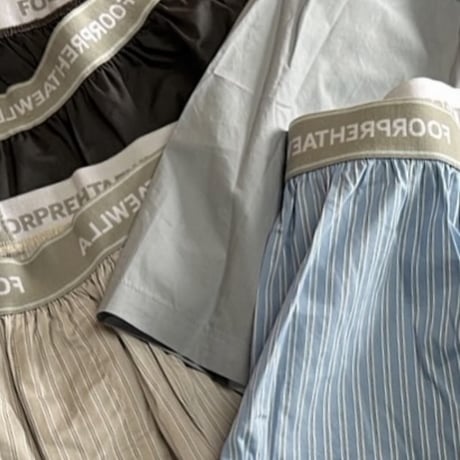 ALWAYTH / 2 PACK TRUNKS / CHARCOAL & GREY STRIPE