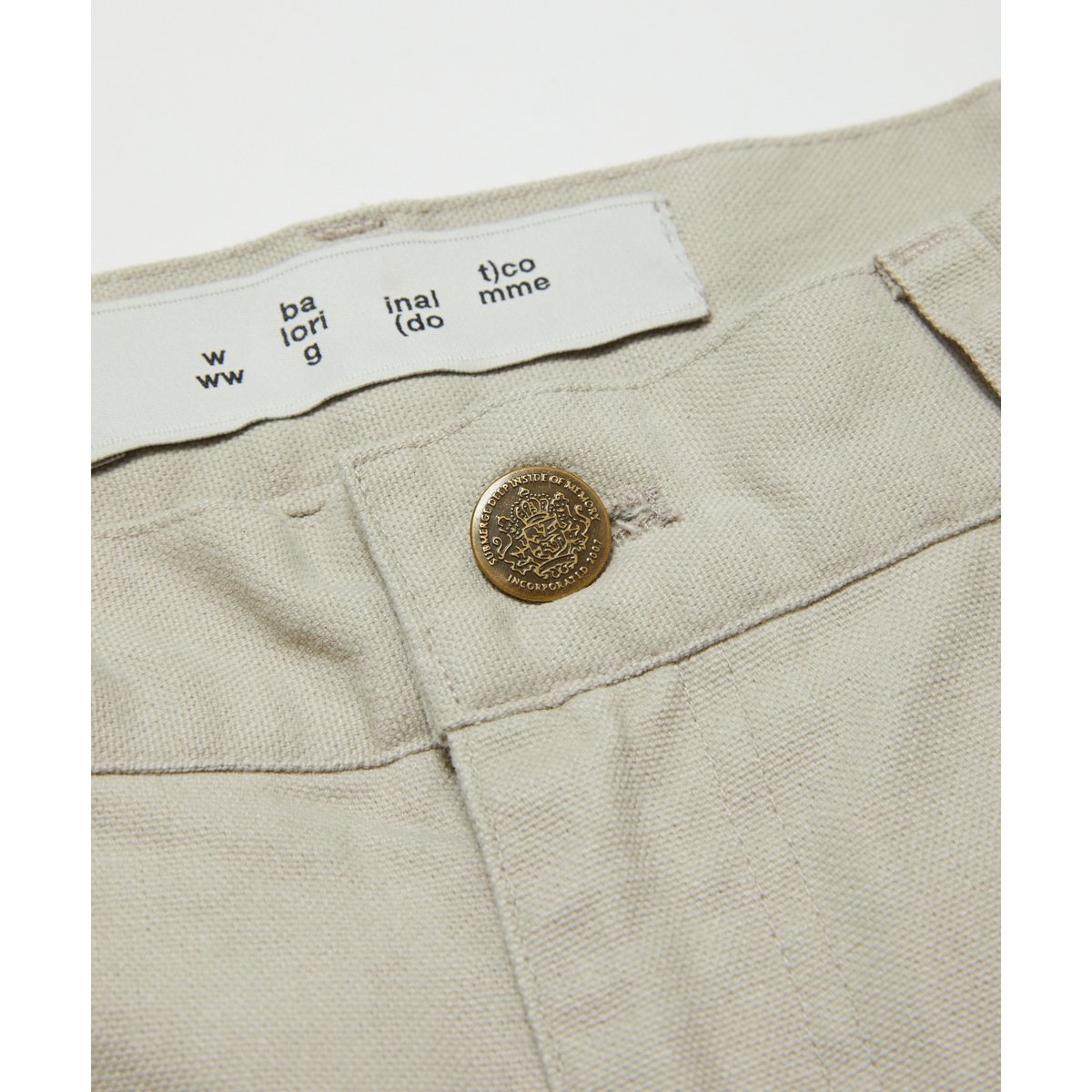 BAL / LOOSE FIT DUCK 5P JEAN / ECRU | Sophomore