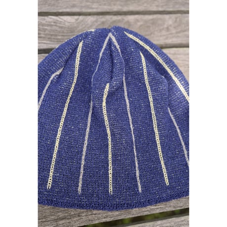 NOROLL / TWO FACE WASHI BEANIE / BLUE