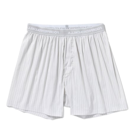 ALWAYTH / 2 PACK TRUNKS / CHARCOAL & GREY STRIPE