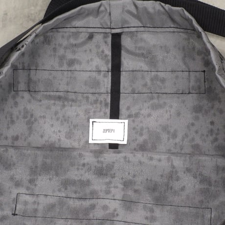 ZEPTEPI & Co. / DRIL BAG / MEDIUM / RAINDROPS / GRAY