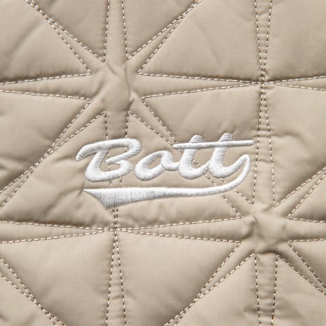 BoTT / QUILTED SPARKLE VEST / NATURAL