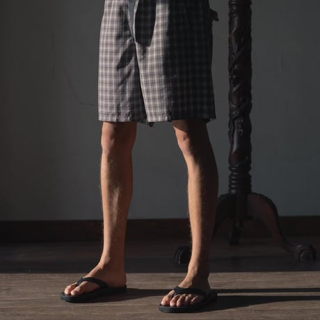 PHIGVEL MAKERS & Co. / LEATHER BEACH SANDALS / BLACK