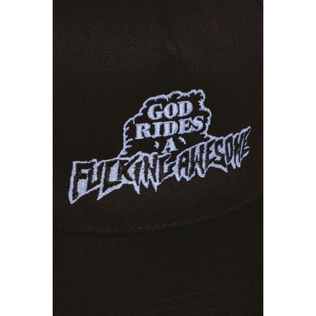 FUCKING AWESOME / GOD RIDES FA TRUCKER HAT / BLACK