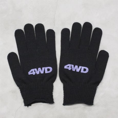 4WD  (4 WORTH DOING) / 4WD KINT GLOVES / BLACK