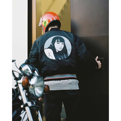 ON-AIR / ALPHA INDUSTRIES MA-1 BOMBER JACKET / BLACK