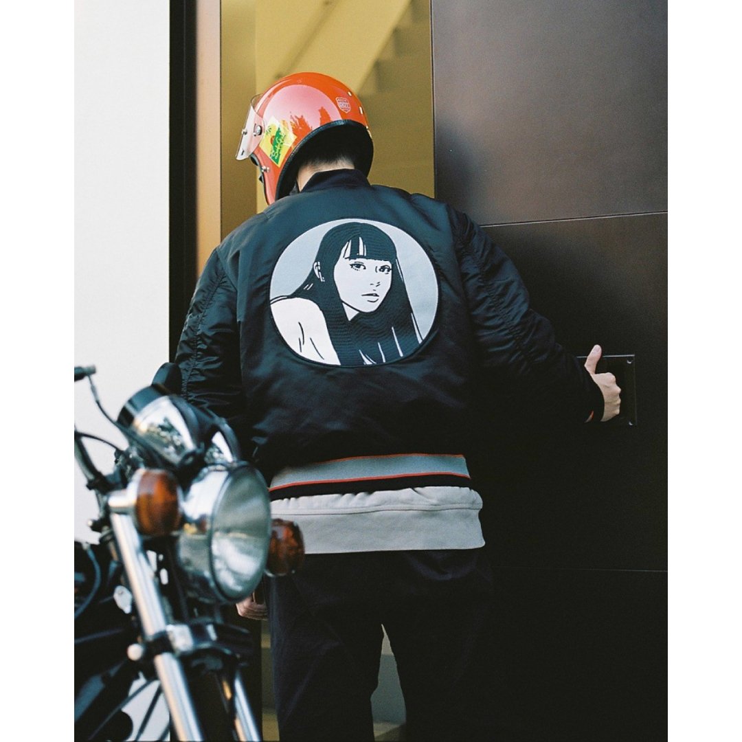ON-AIR / ALPHA INDUSTRIES MA-1 BOMBER JACKET / ON-AIR / ALPHA INDUSTRIES MA-1 BOMBER JACKET /