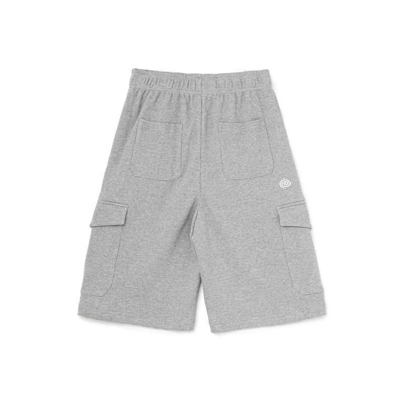 SOL soonerorlater / WAFFLE CARGO SHORTS / GRAY