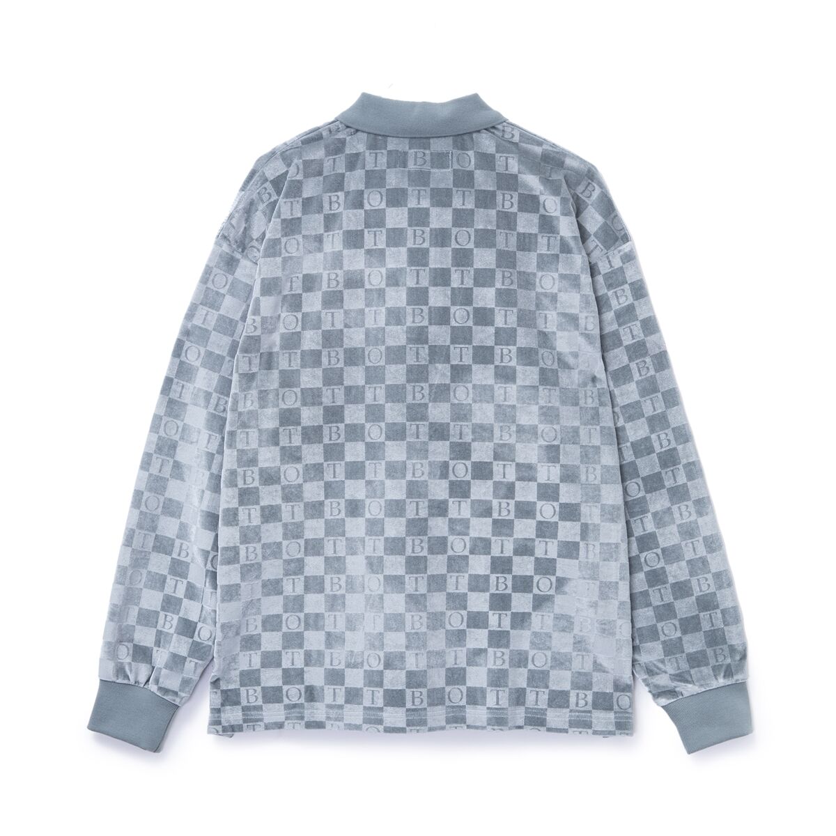 【安心発送】 POLO VELOUR CHECKERBOARD / BoTT / | BLUE LIGHT トップス