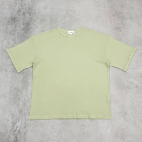 tone / SUPIMA RIBED CREW NECK SHIRT / MOSS