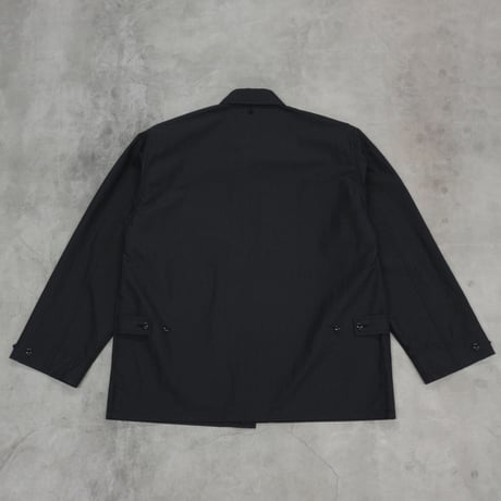 tone / COTTON NYLON GARDEN JACKET / BLACK