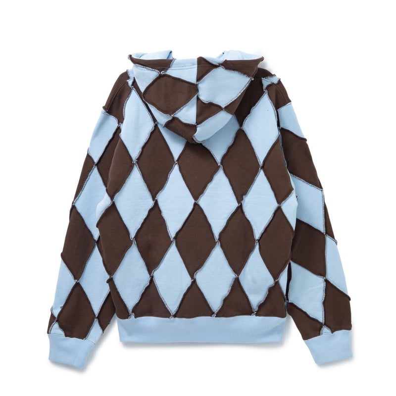 BoTT / PATCHWORK HOODIE / LIGHT BLUE | Sophomore BoTT / PATCHWORK HOODIE / LIGHT BLUE | Sophomore