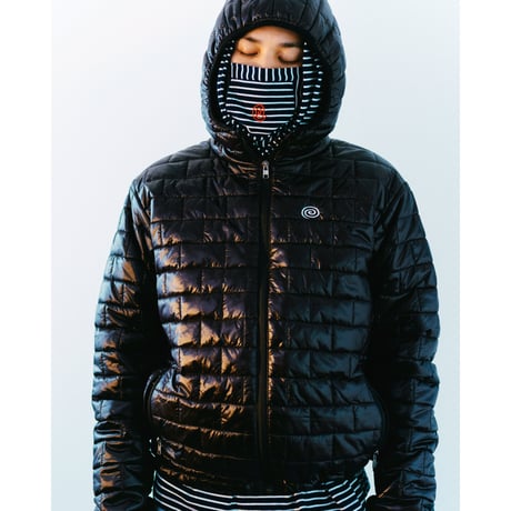 SOL soonerorlater / BORDER SCARF / GRAY & RED
