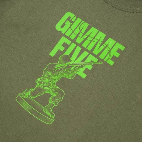 GIMME FIVE / SOLDIER TEE / OLIVE
