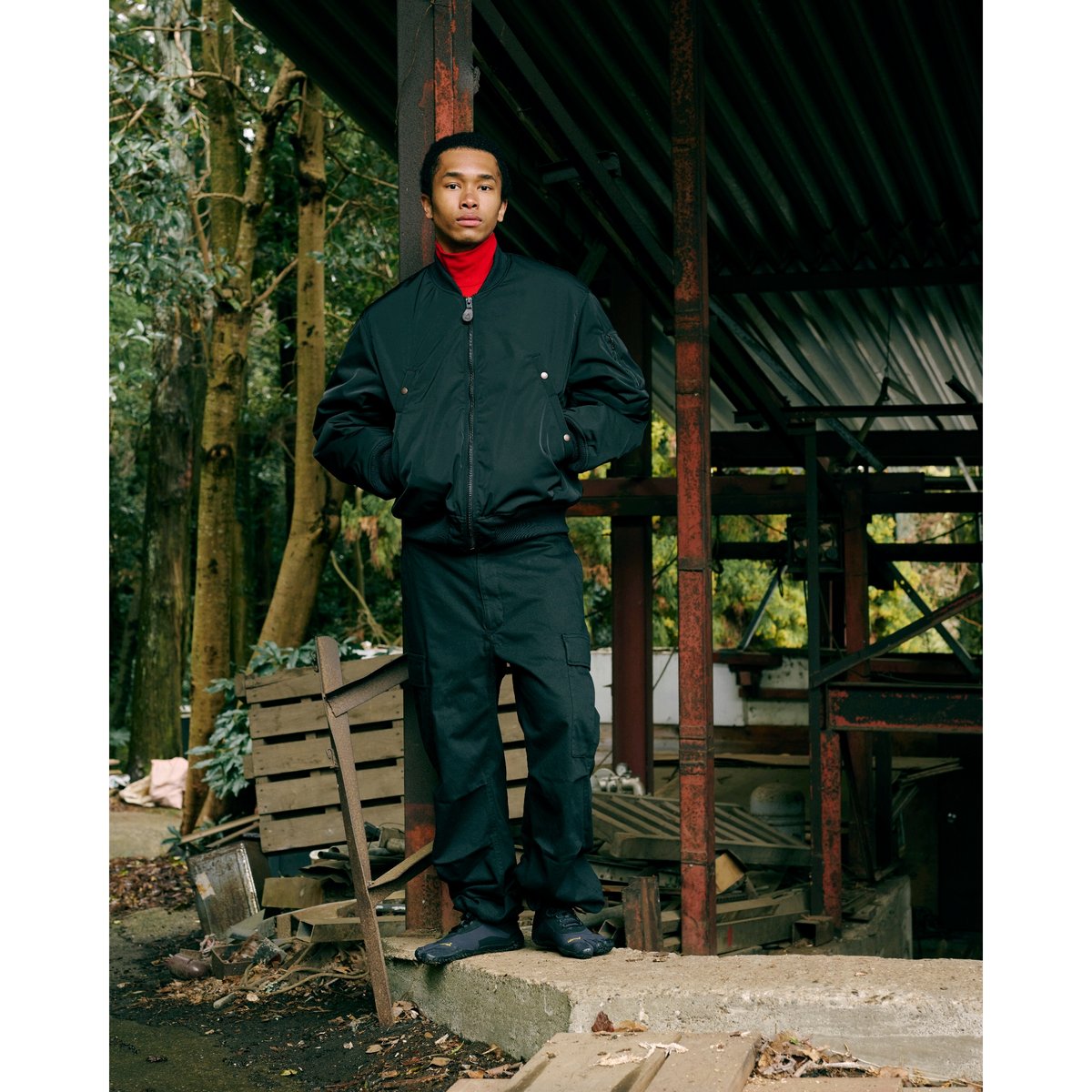 tone / BOMBER JACKET / BLACK | Sophomore