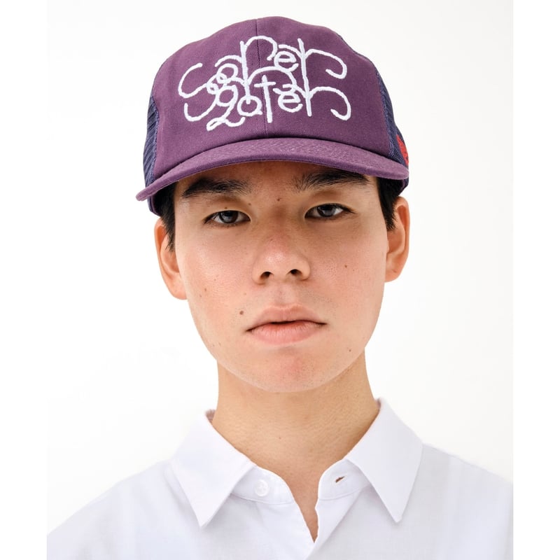 SOL soonerorlater / STEM LOGO MESH CAP / PURPLE