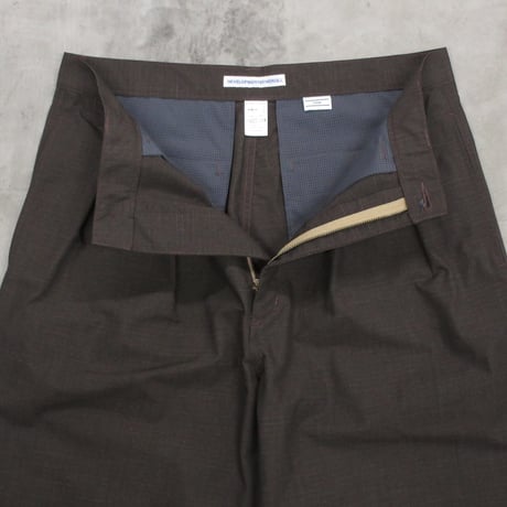 NOROLL / THICK WALK N.WEATHER PANTS / DERKEST BROWN