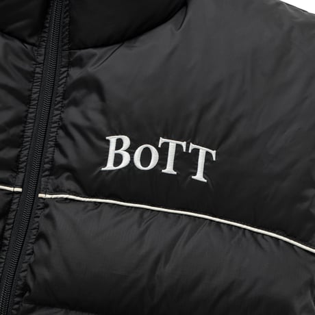 BoTT / B LOGO DOWN VEST / BLACK