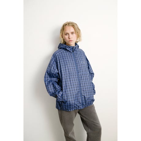 POLAR SKATE CO. / CHASE LIGHT SHELL JACKET / BLUE CHECK