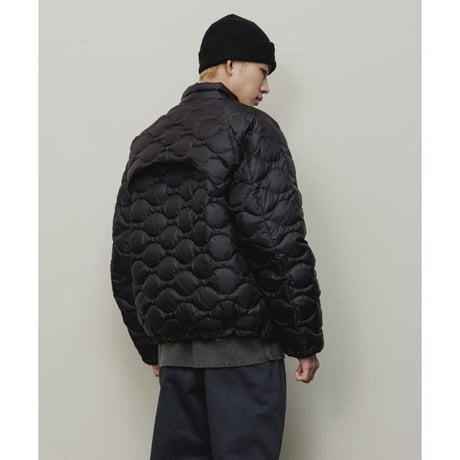 BAL / REMOVABLE SLEEVE DOWN JACKET / BLACK