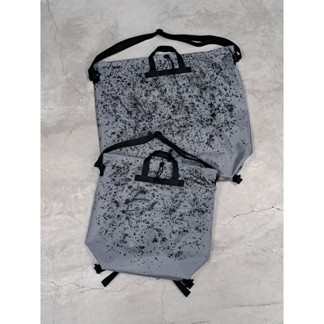 ZEPTEPI & Co. / DRIL BAG / MEDIUM / RAINDROPS / GRAY