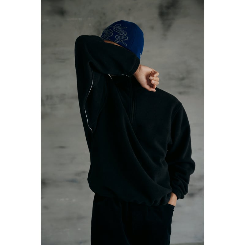COMFORTABLE REASON / WARM UP FLEECE JACKET / BL