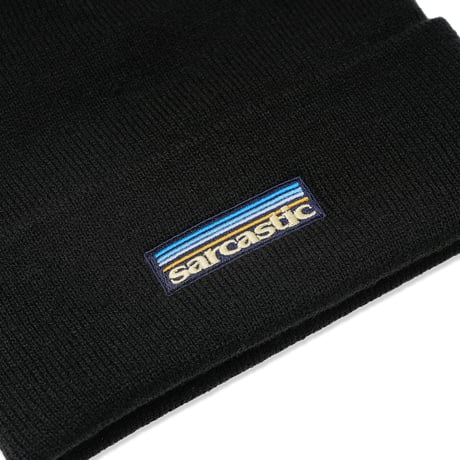 SARCASTIC / VENTURA GRADIENT BEANIE / BLACK