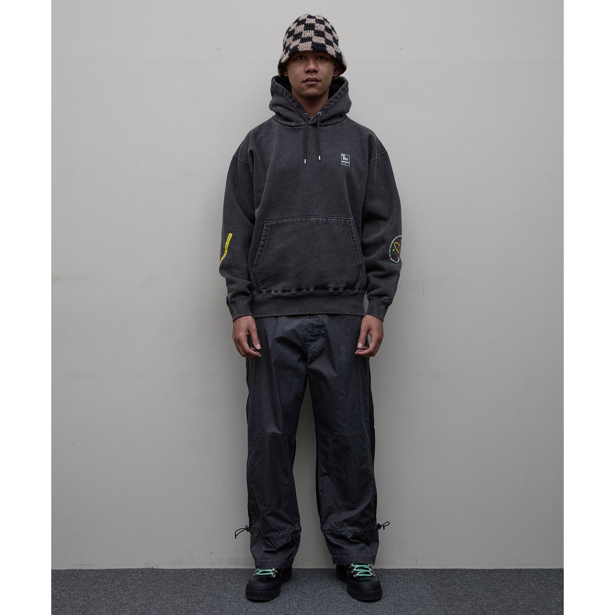 BAL / PIGMENT NYLON TRACK PANT / BLACK | Sophomore