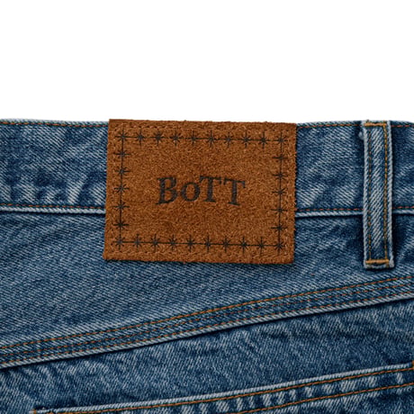 BoTT / SPARKLE DENIM PAINTER SHORT / WASHED BLUE
