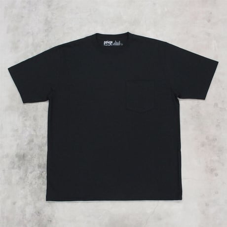 GARBAGE / PLAIN POCKET TEE / BLACK