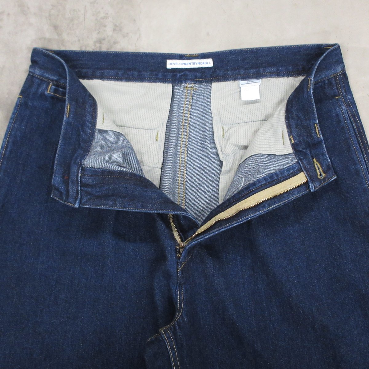 NOROLL / THICK WALK PANTS / BLUE DENIM | Sophomore