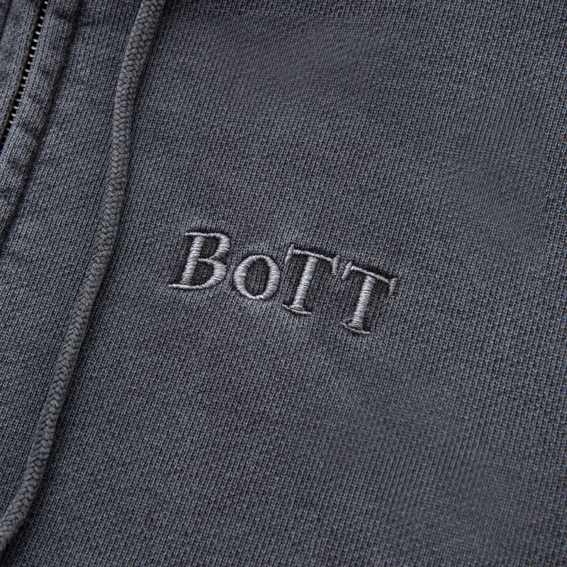 BoTT Pigment Dyed Work Jacket ジップパーカー BoTT / PIGMENT DYED WORK JACKET / BLACK | Sopho