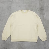 tone / HEAVY WEIGHT CREW NECK SWEAT / CREAM